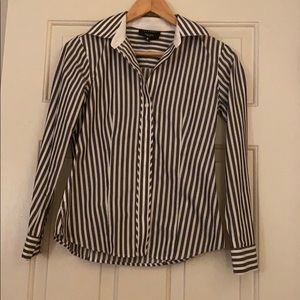 Foxcroft Long Sleeve Stripe Shirt